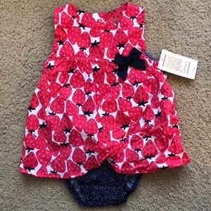 NWT Carter’s Just One You Strawberry Dress